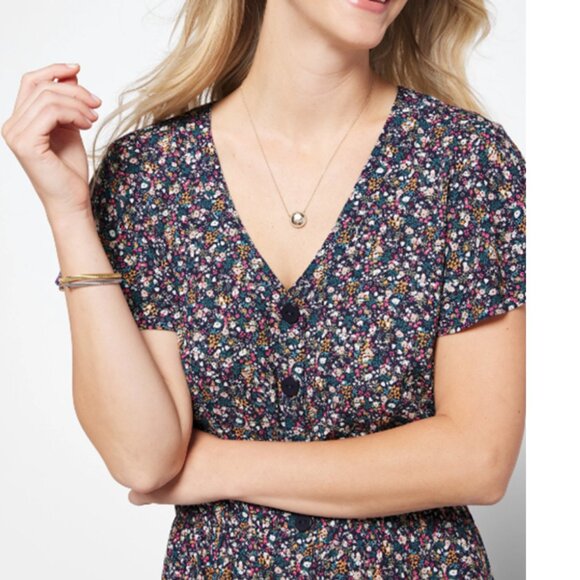 Market & Spruce Maxi Dress Size Small Floral Print - Picture 2 of 11